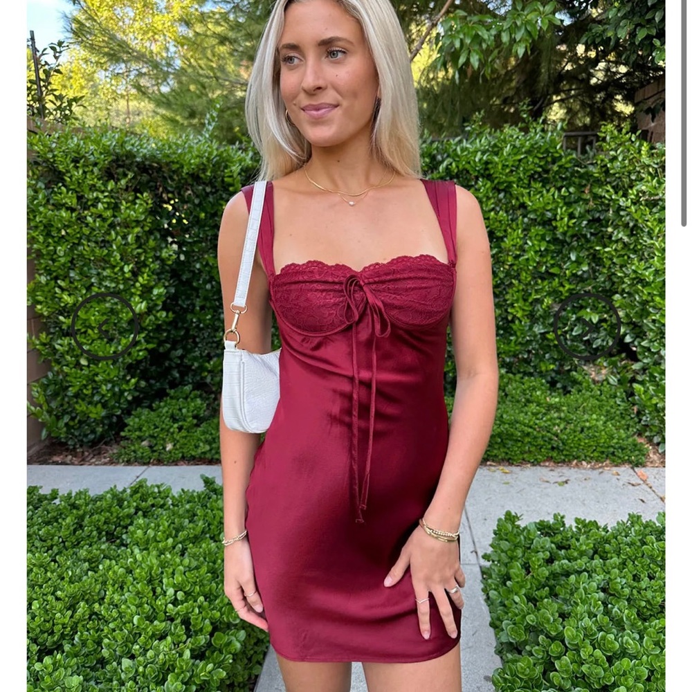 Isabelle's cabinet brand new red dress never worn, so cute!